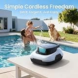 Aiper 1820 GPH Cordless Robotic Pool Cleaner with Advanced Water-Purging System