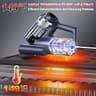 Teant Mattress Vacuum with 16kPa Suction, UV-C, Heat, and Aroma Diffusion
