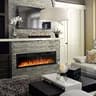 BOSSIN 60-Inch Ultra-Thin Silence Linear Electric Fireplace Wall Insert