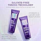 L'Oreal Paris EverPure Sulfate Free Brass Toning Purple Shampoo, High Capacity 23 Fl Oz