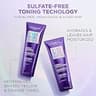 L'Oreal Paris EverPure Sulfate Free Brass Toning Purple Shampoo, High Capacity 23 Fl Oz