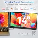 Blackview DCM6 14-Inch 1080P FHD IPS Triple Portable External Screen Extender