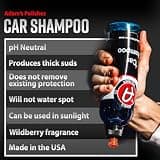 Adam's Polishes Premium High-Lubricity pH-Neutral Car Wash Shampoo, 1 Gallon Size