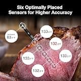 ThermoMaven Sub-1G Smart WiFi Wireless Meat Thermometer with 2 Ultra-Thin Probes
