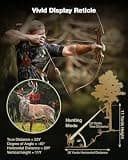 TAKENJOY HM7 1200-Yard Hunting Laser Rangefinder with Red LCD Display