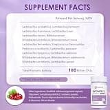 OMOGS Women's Probiotic, 180 Billion CFU, 18 Strains with Prebiotics & Cranberry