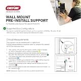 Genie Model B6172H Smart Wall Mount Garage Door Opener with Battery Backup