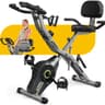 Goimu 5-in-1 Foldable Stationary Exercise Bike with Enhanced Cushioning