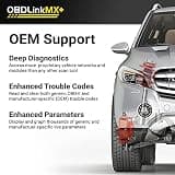 OBDLink MX+ OBD2 Bluetooth Scanner Adapter with Advanced SW and MS CAN Support