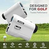 REVASRI Golf Rangefinder with External Slope Switch, Pin Lock and 1000-Yard Range