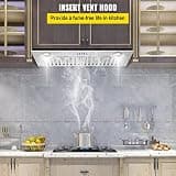 VEVOR 30-Inch Insert Range Hood with Push Button Control, 800 CFM, Stainless