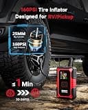 GOOLOO A5 4000A Jump Starter with Air Compressor and 400-Lumen LED Light