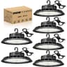 JC-LGL 240W UFO LED High Bay Light, 36,000lm 0-10V Dimmable Fixtures, 6-Pack