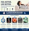 Zyllion Shiatsu Back and Neck Massager with Heat, 3D Deep Tissue Pillow