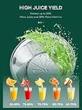 HOUSNAT 400W 3-Speed Centrifugal Juicer Extractor for Whole Fruits & Veggies