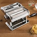 Marcato Atlas 150 Classic Manual Pasta Maker Machine with 9 Thickness Settings