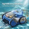 ABNEMEN Cordless Robotic Pool Cleaner, 180-Minute Runtime, 2000 Sq Ft