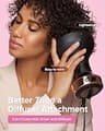 Bellissima Diffon Ceramic 2-in-1 Diffuser Hair Dryer for Curly Hair
