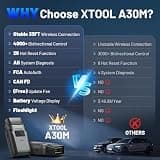 XTOOL A30M V2.0 Wireless Bidirectional OBD2 System Diagnostic Scanner Tool