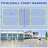 TYRSEN Portable 22-Foot Regulation Pickleball Net System with Wheels & 4 Paddles