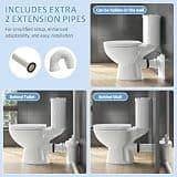 Ineflo 800W Macerating Toilet System Featuring Patented Top Access Panel