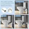 Ineflo 800W Macerating Toilet System Featuring Patented Top Access Panel