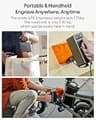 LaserPecker LP2 5W Portable Laser Engraver Machine with Versatile Rotary Roller