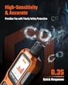 TOPTES CT-580 Portable Carbon Monoxide Meter with TFT Display and Light
