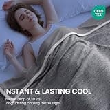 Topcee Ultra-Cool Q-Max 0.5 Heat Absorbing Lightweight Comforter Blanket, Queen