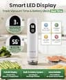 UPRUBE Cordless Handheld Vacuum Sealer with Active Liquid Drainage Tube