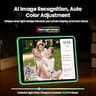 ApoloSign 10-Inch 2K QHD Neon Light Digital Picture Frame with Smart Calendar