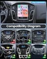 Ford Focus 10.4-inch Wireless CarPlay & Android Auto Stereo (2012-2018)