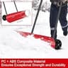 Brewin SnowPro 38-Inch Bi-Directional Wheeled Snow Pusher
