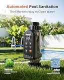 Dwwce Smart Salt Water Chlorinator System with WiFi & App Control - 40K Gal
