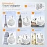 TESSAN 220V to 110V 7-in-1 Travel Voltage Converter with Global Adapters