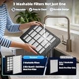 Nuwave Forever Plus Smart Air Purifier with Washable Filter, 3210 Sq Ft