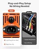 VEVOR 2500W Pure Sine Wave Battery Backup Inverter for Dual Sump Pumps