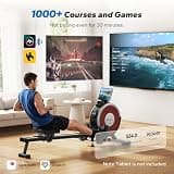 MERACH Q1S Smart Electromagnetic Auto-Adjust Rowing Machine for Home Gyms