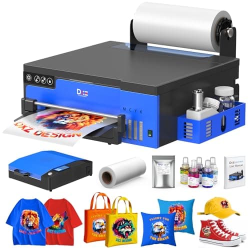 DXZ A4 DTF Printer with Roll Feeder and XP600 Printhead