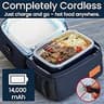 LunchEAZE XL Cordless Heated & Electric Lunch Box with 6-Cup Capacity