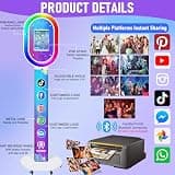 RDYMONKEY Universal iPad Photo Booth with RGB Beauty Light