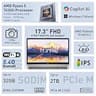 HP 17.3" High-Performance Touchscreen Laptop (AMD Ryzen 5, 16GB RAM, 1TB SSD)