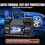 ALL-TOP 12.35 CFM Dual Cylinder Portable 12V Air Compressor (150 PSI)