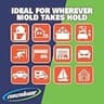 Concrobium Mold Control Liquid, 1 Gallon Jug for Damp Basement Remediation
