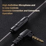 Piluyaa QKZ ENZO 11mm Dynamic Driver Wired Gaming In-Ear Monitors with Mic