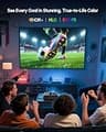 Pxodyda Daylight 4K Projector with 2400 ANSI Lumens, TOF Auto-Focus & Motorized Lens