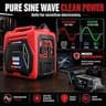 ERAYAK 4500-Watt Dual-Fuel Portable Inverter Generator with Gas Priority System