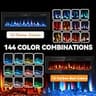 Tehanld 60-Inch Ultra-Thin Electric Fireplace with Anti-Scald LED Screen