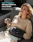 ALLJOY Hand Massager with Heat and Compression, Advanced Touchscreen Interface