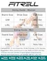 FITRELL Firm Graduated Compression Socks 20-30 mmHg with Cushion (3 Pairs)